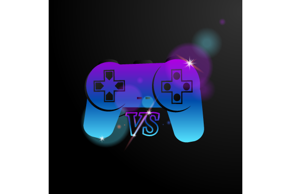 Download Joystick with Versus Design Vector - Joystick Collection