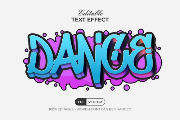 Download Dance Graffiti Text Effect Style - Effect Collection