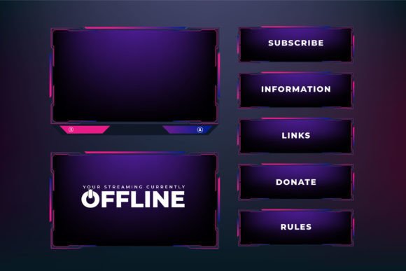 Download Online Game Streaming Frame Border - Streaming frame Collection