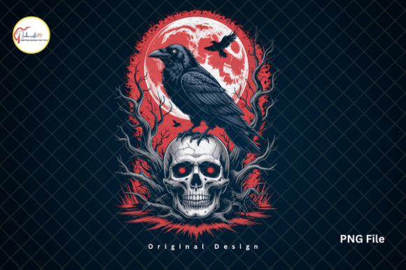 Download Gothic Raven Skull PNG, Halloween PNG - Premium Resources